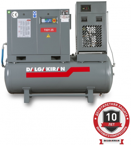 Винтовой компрессор Dalgakiran Tidy 25 900L Compact